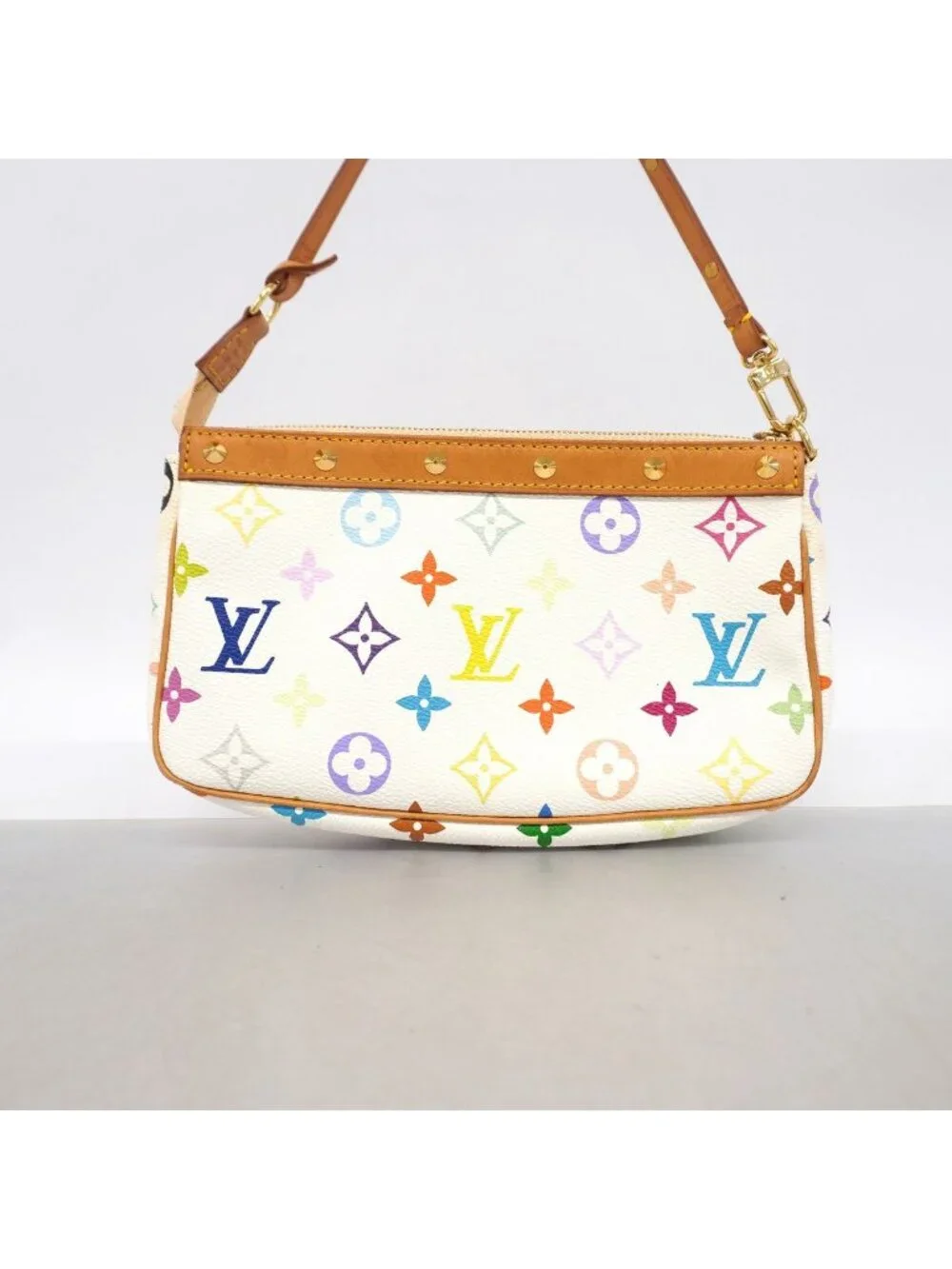 Louis Vuitton Pouch Monogram Multicolor Pochette Accessoires M Blanc
